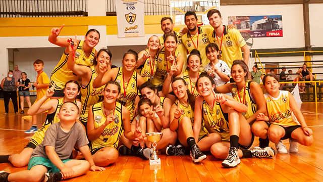 Zaninetti campeón de la Liga Provincial Femenina de Mayores.