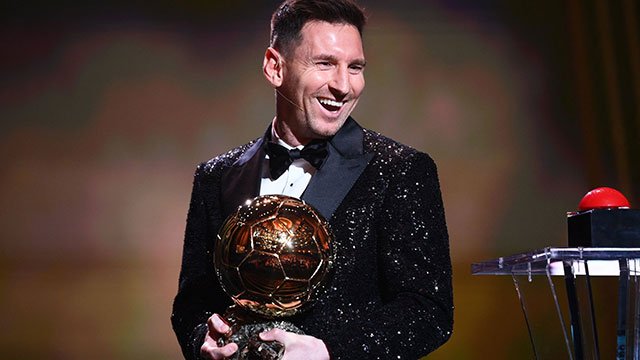 Messi obtuvo su séptimo Balón de Oro en Francia.