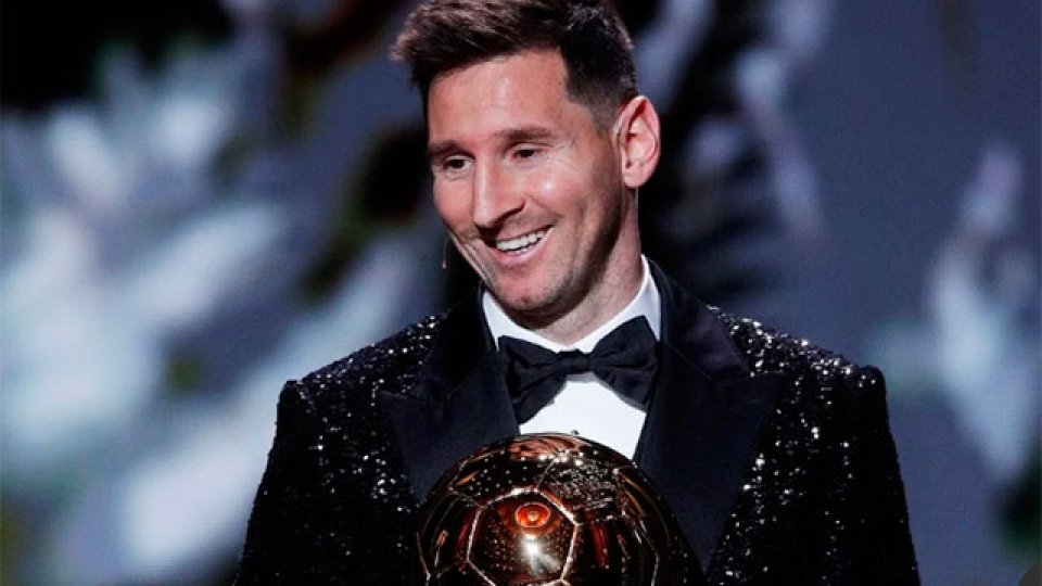 "Este premio es por lo que hicimos en la Copa América", dijo Messi.