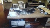 Investigan incendio en la sede de la Liga de Fútbol en Paraná Campaña