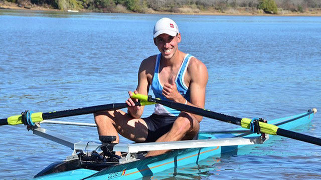 El remero de Rowing, Emiliano Calderón, competirá en el Sudamericano Senior.