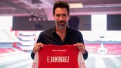 Eduardo Domínguez firmó su contrato como nuevo entrenador de Independiente