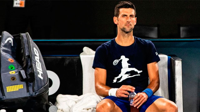 Novak Djokovic fue detenido y el escándalo por su ingreso a Australia.