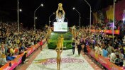 La enorme carroza de Maradona en los corsos de Gualeguay: la historia del homenaje