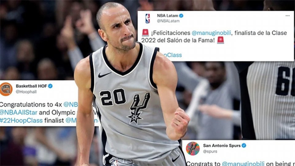 Manu es finalista del Hall of Fame. Manu es finalista del Hall of Fame.