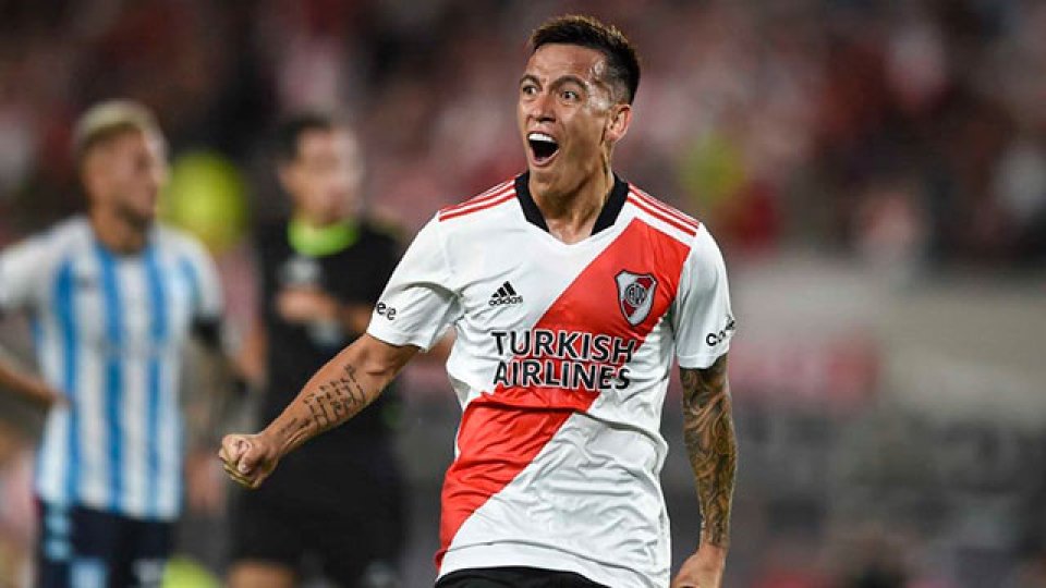 River no pudo sostener la ventaja y Racing se llevó un empate del Monumental.