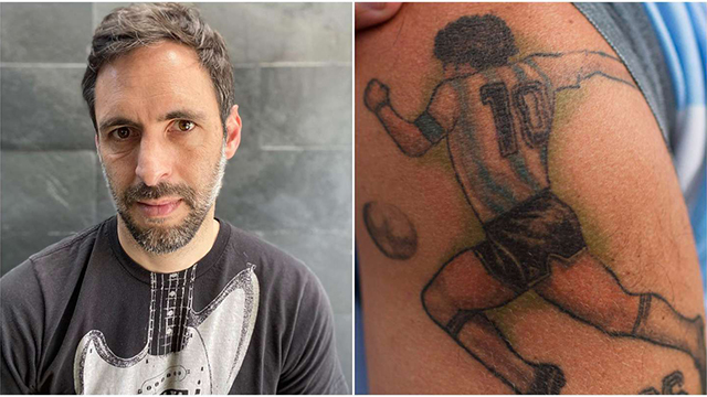 Nos rescató la mano de D10S": el tatuaje salvador de Maradona en Ucrania - Superdeportivo.com.ar