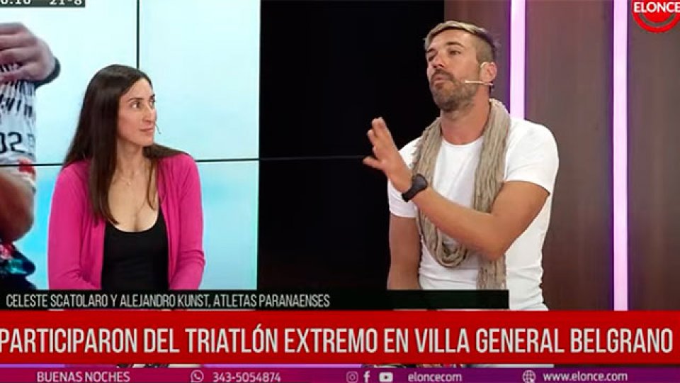 Atletas parananenses participaron de un Triatlón Extremo en Córdoba.