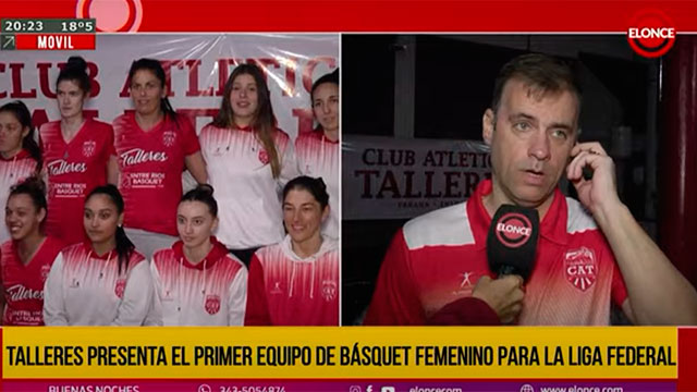 Talleres presentó el equipo para debutar en la Liga Federal Femenina de Básquet.