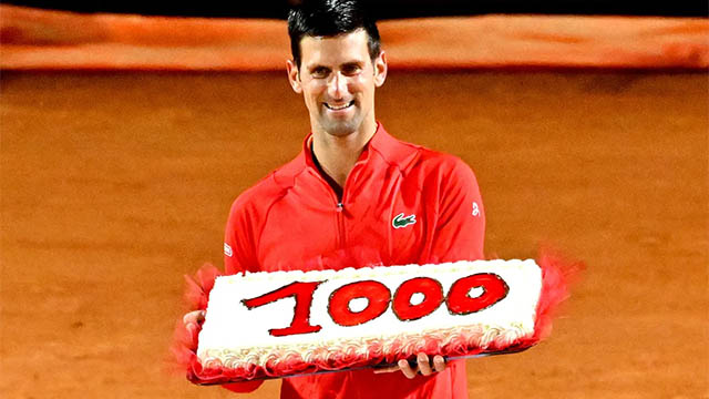 Djokovic llegó a la final del Masters 1000 de Roma.