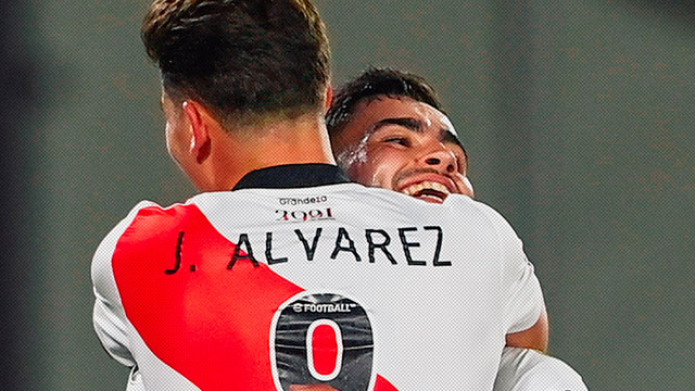 Con un Julián Álvarez encendido, River goleó 8-1 a Alianza Lima.