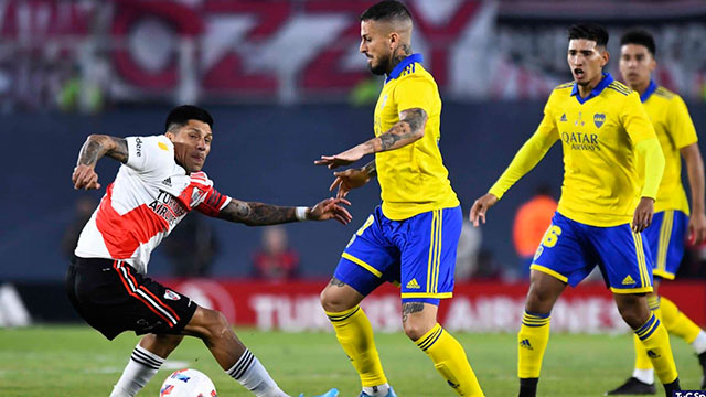 River y Boca se enfrentaron el 20 de marzo en el estadio Monumental.