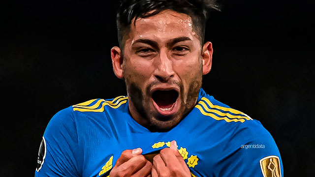 Las lágrimas y la emoción de Alan Varela al meter su primer gol en Boca.