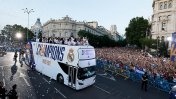 Real Madrid tuvo un multitudinario recibimiento tras ganar la Champions