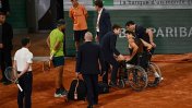 Nadal, finalista de Roland Garros: la impresionante lesión de su rival que se retiró en silla de ruedas