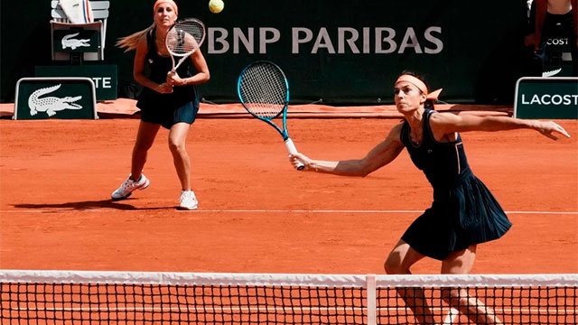 Sabatini y Dulko perdieron en tres sets la final de Roland Garros.