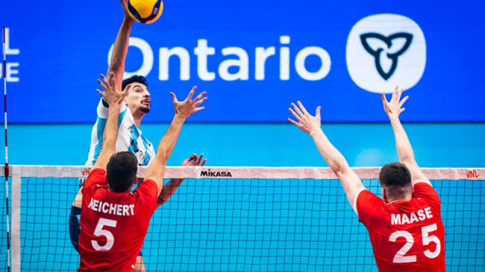 a Selección Argentina de voley venció a Alemania en la Liga de las Naciones.