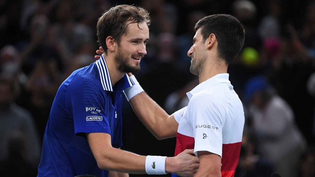 Djokovic cayó al tercer puesto y Medvedev ascendió al número 1 del ranking.