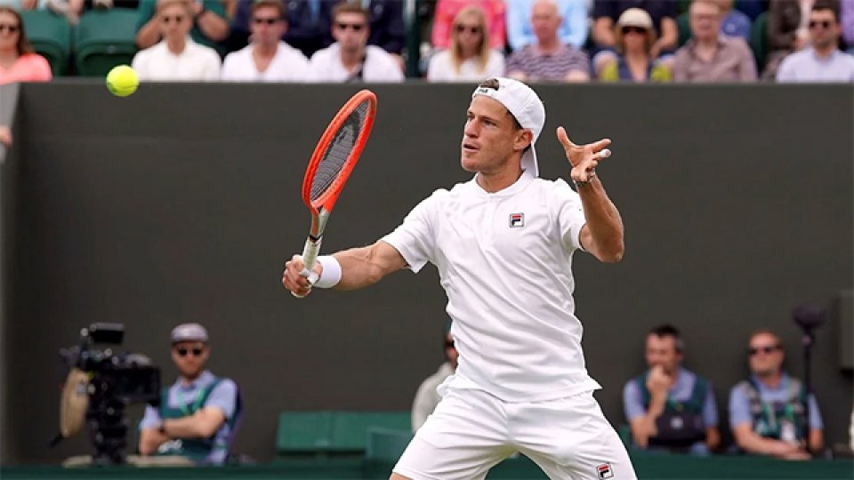 Diego Schwartzman cedió en segunda ronda de Wimbledon.