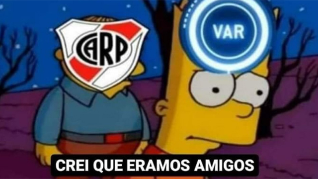 Los memes de la polémica eliminación de River de la Copa Libertadores.