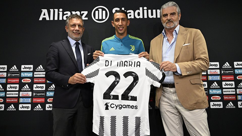 "Vengo a la Juventus a ganar todos los títulos que pueda", avisó Di María.