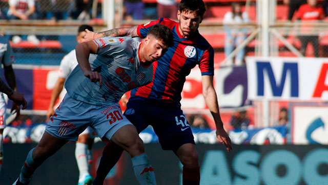 Unión logró un agónico empate ante San Lorenzo en el Nuevo Gasómetro.