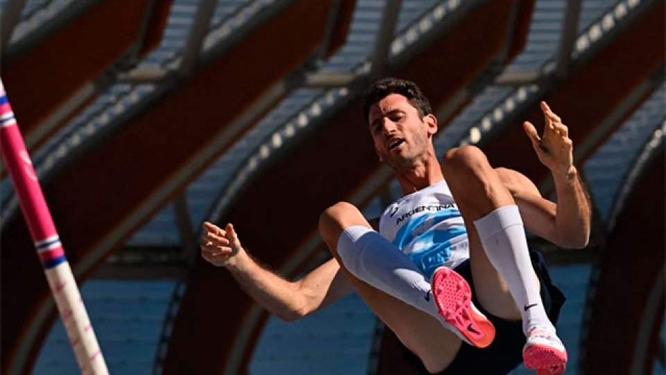 Germán Chiaraviglio no pudo acceder a la final de salto con garrocha.