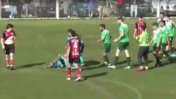 Una mujer árbitro sufrió una brutal agresión por parte de un futbolista