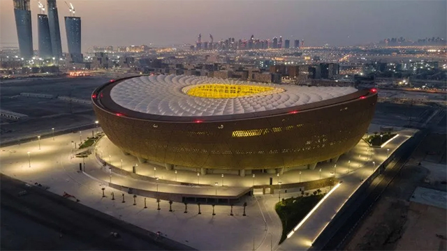 El estadio Lusail de Qatar se inaugurará el 9 de septiembre.