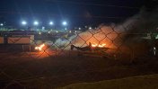 Incendiaron autos en el predio de Aldosivi tras la derrota en Mendoza