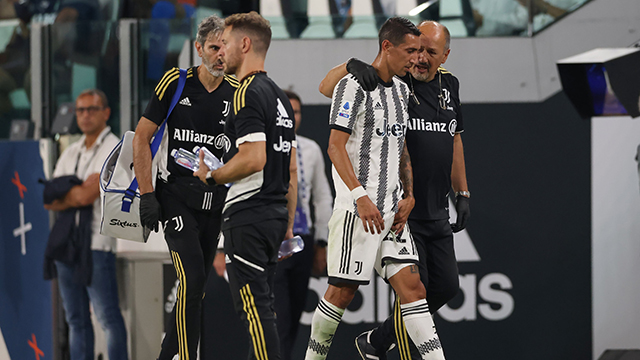 Di María se realizó estudios por la lesión que sufrió en su debut en Juventus.