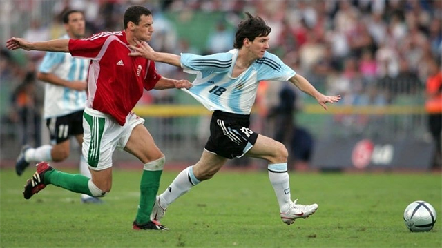 Un día como hoy Messi hacía su debut en la Selección argentina.
