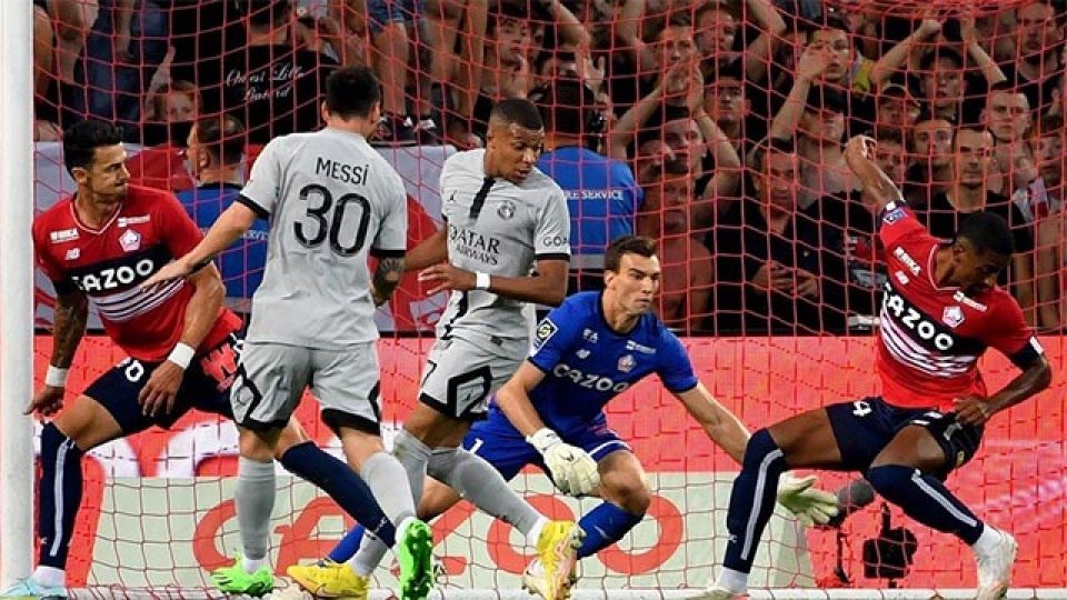 PSG goleó 7-1 al Lille por la Ligue 1.