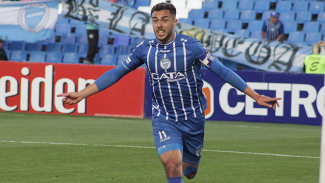 Martín Ojeda marcó el único gol del encuentro en Mendoza.