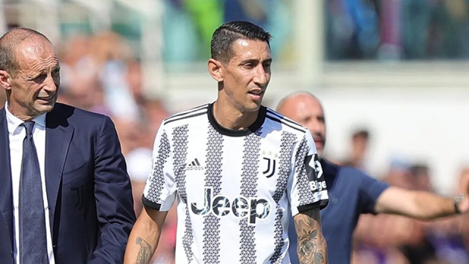 Di María, baja en Juventus para enfrentar al PSG.