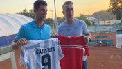 Video: Batistuta le regaló una camiseta a Djokovic