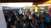Video: el festejo de Belgrano por el ascenso casi termina en tragedia