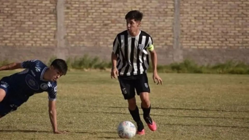 Fabricio Domínguez, el jugador de Gimnasia y Esgrima de Mendoza.