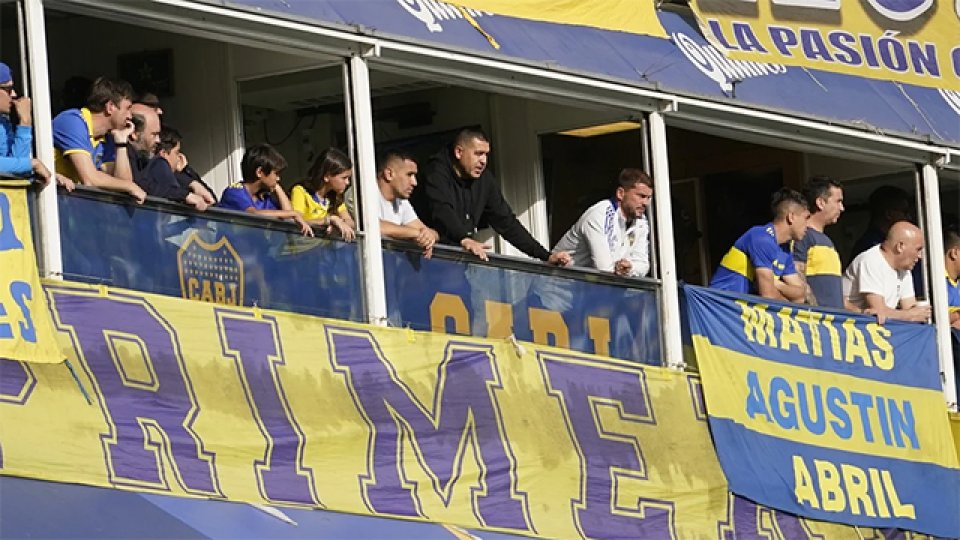 Juan Román Riquelme y su quinto título como vicepresidente de Boca.