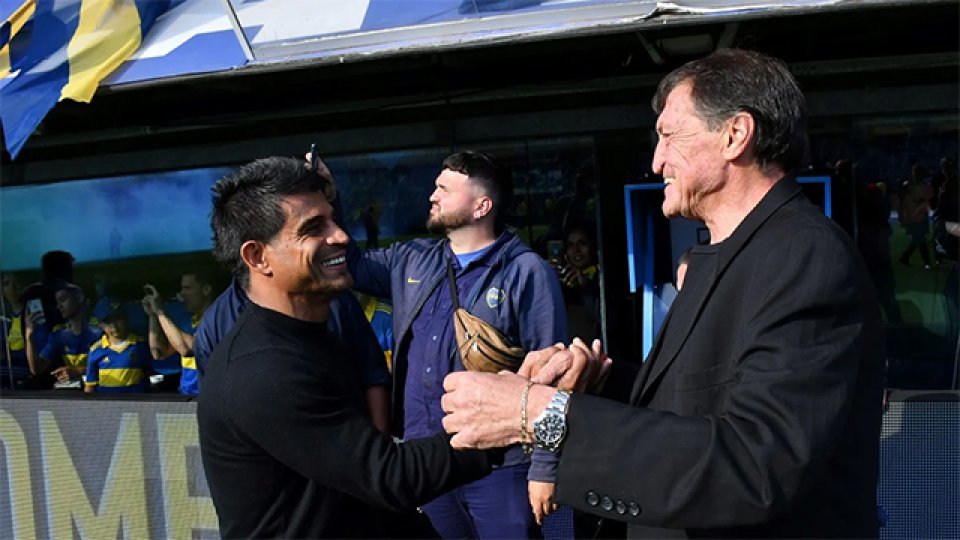 El técnico de Boca, Hugo Ibarra.