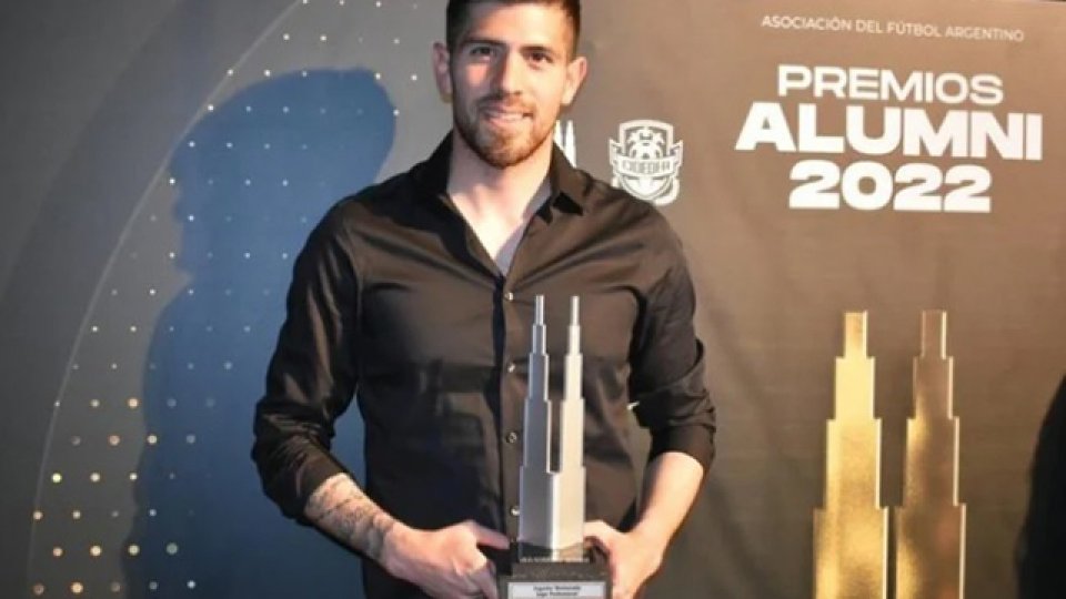 Agustín Rossi habló de su futuro en los Premios Alumni.
