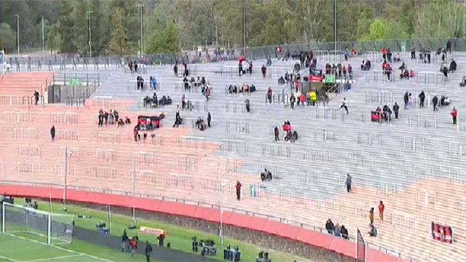 Miles de hinchas coparon Mendoza para ver la final de la Copa Argentina.