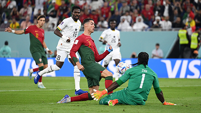 Portugal venció a Ghana por 3-2.