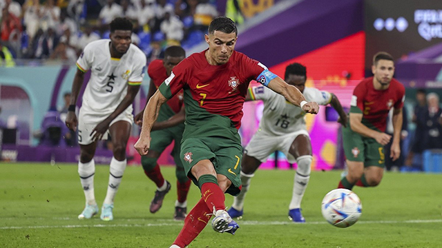 Portugal venció a Ghana por 3-2.