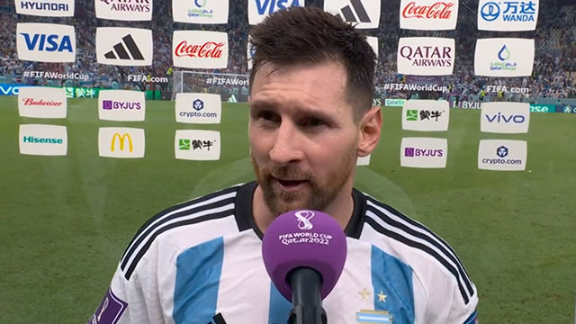 Messi declaró luego de la ansiado victoria contra México.