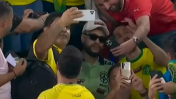 Un falso Neymar generó furor entre los hinchas brasileños en Qatar
