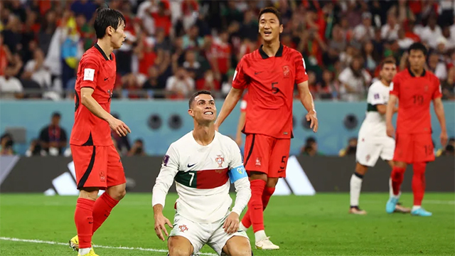 Corea del Sur venció a Portugal sobre el final y se metió en octavos.