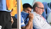 Luis Suárez no pudo ocultar su tristeza tras la eliminación de Uruguay