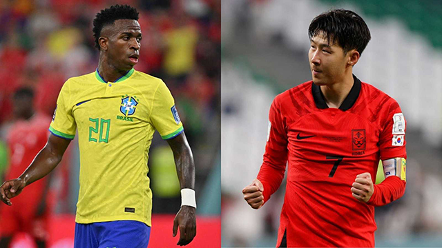 Brasil, candidato al título, se enfrenta a Corea el Sur por octavos de final.