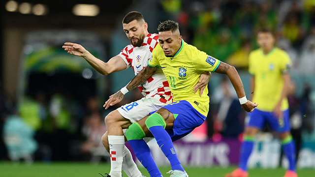 Croacia eliminó a Brasil por penales.